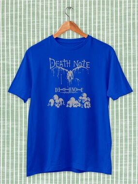 Death Note Graphic Tee - Blue Men’s T-Shirt
